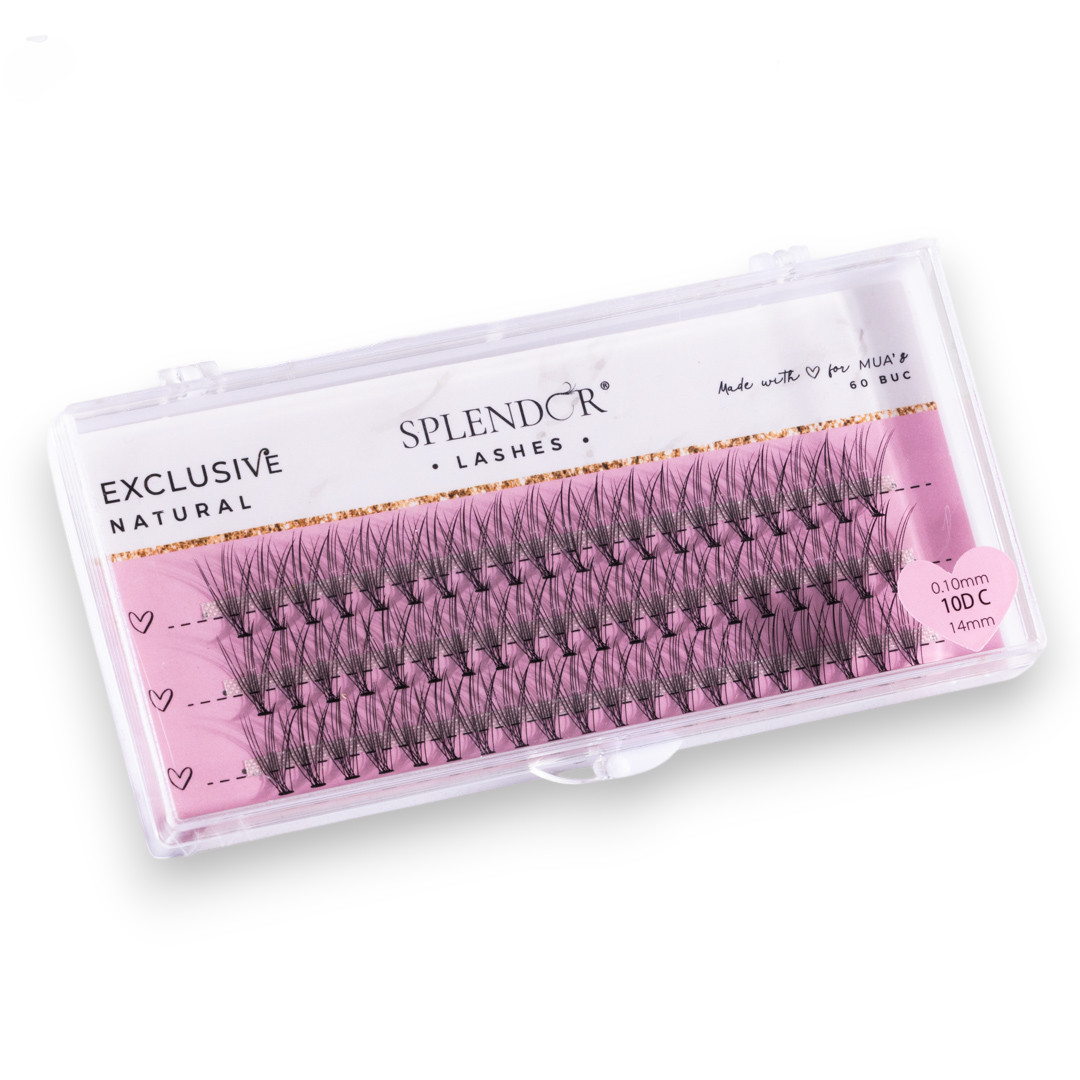 Gene False Smocuri SPLENDOR Exclusive Natural, Matase, Curbura C, 60buc