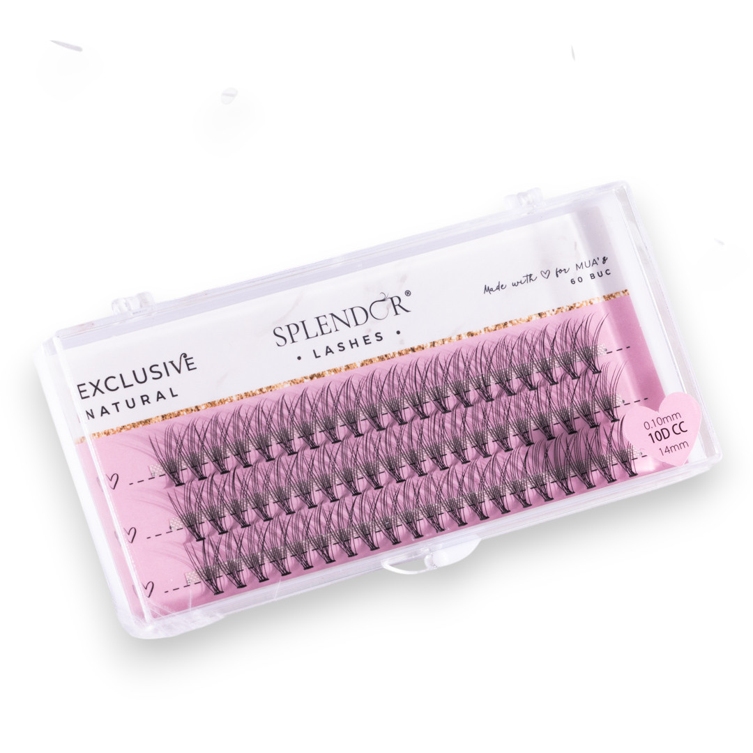 Gene False Smocuri SPLENDOR Exclusive Natural, Matase, Curbura C, 60buc