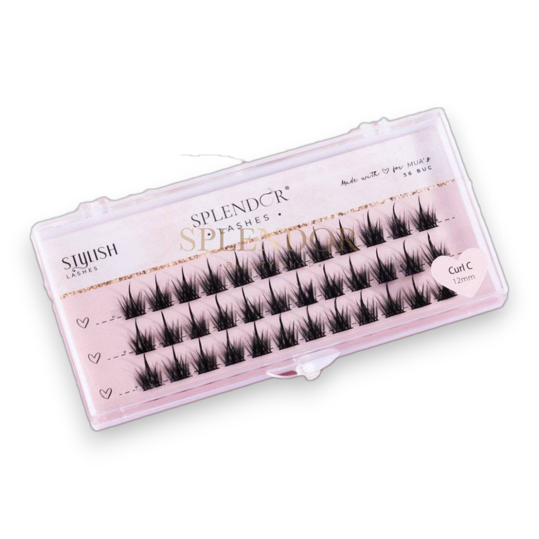 Gene False Smocuri SPLENDOR Stylish, Matase, Curbura C, 36buc, Russian Style